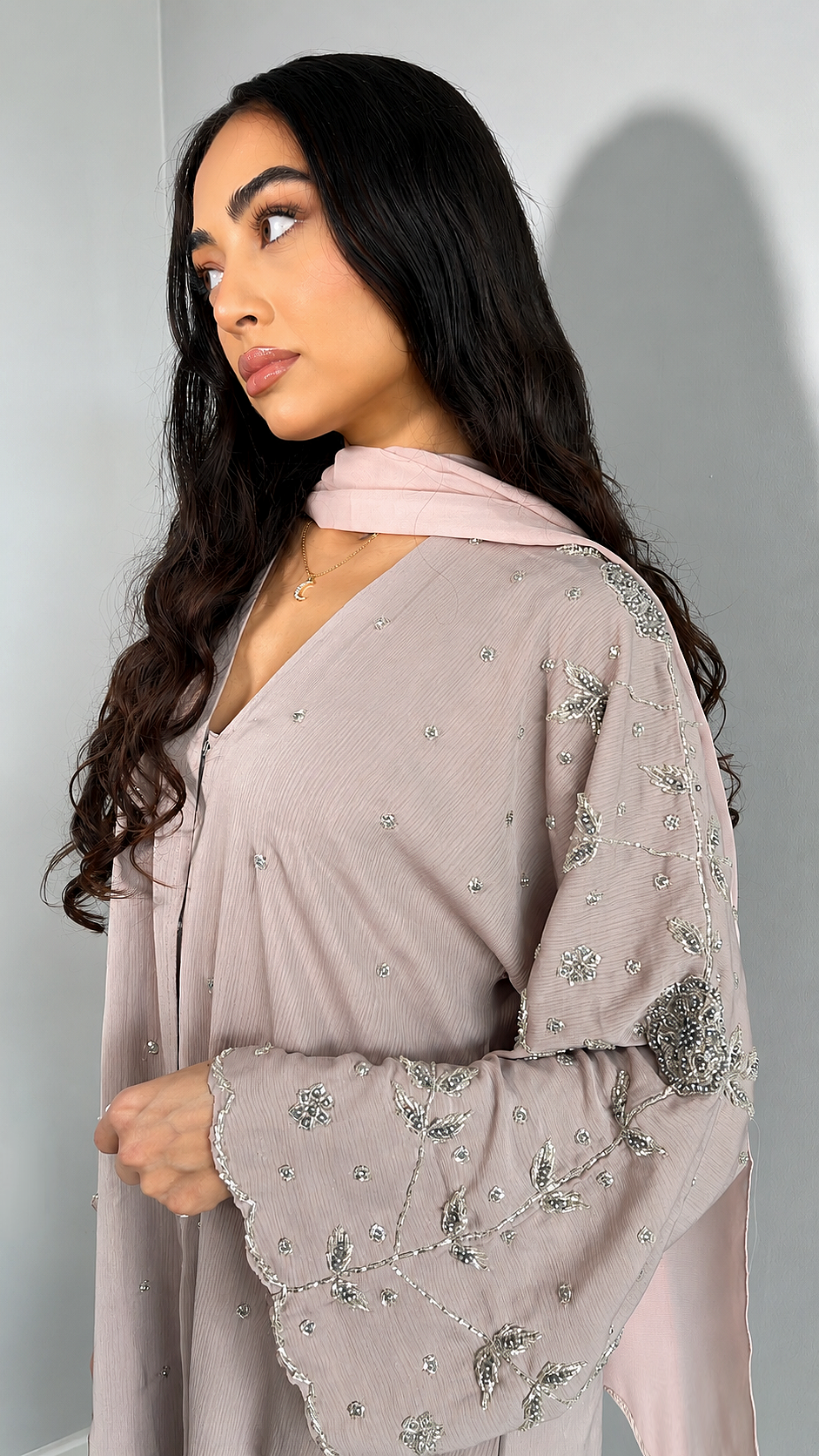 Layali Blush Abaya