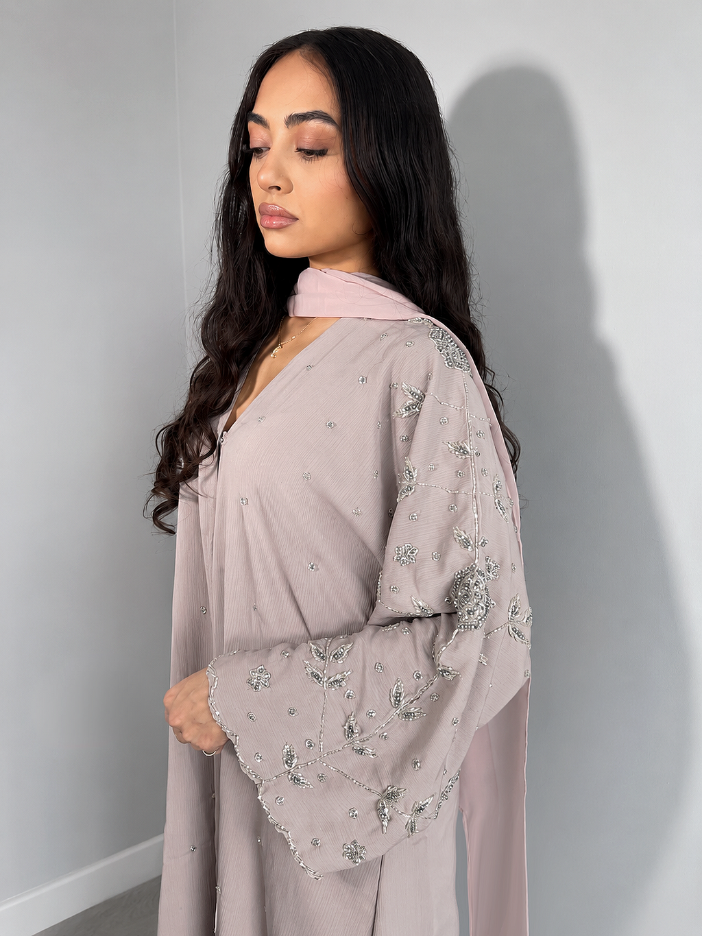 Layali Blush Abaya